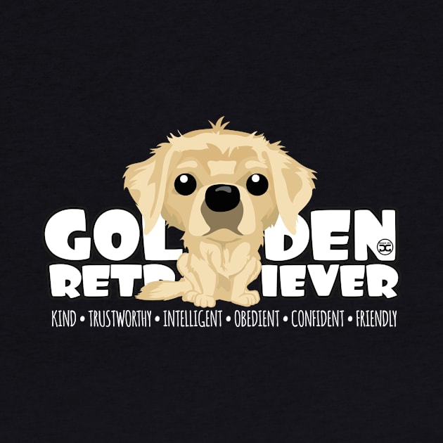 Golden Retriever - DGBigHead by DoggyGraphics